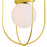 CWI Lighting Orbit 2 Light Down Pendant, Medallion Gold/Frosted