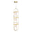 CWI Lighting Orbit 3 Light Down Pendant, Medallion Gold/Frosted - 1209P7-3-169