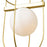 CWI Lighting Orbit 3 Light Down Pendant, Medallion Gold/Frosted