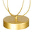 CWI Lighting Orbit 1 Light 7" Table Lamp, Medallion Gold/Frosted