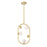 CWI Celeste 3 Light Down Mini Pendant, Medallion Gold/Frosted - 1212P12-3-169