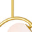CWI Celeste 3 Light Down Mini Pendant, Medallion Gold/Frosted