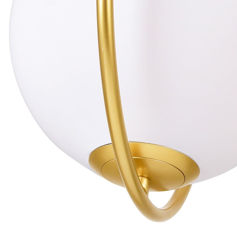 CWI Celeste 1-Lt 14" Down Mini Pendant, Medallion Gold/Frosted