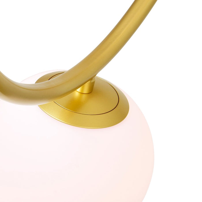CWI Celeste 4 Light Down Pendant, Medallion Gold/Frosted