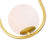 CWI Celeste 1 Light 8" Down Mini Pendant, Medallion Gold/Frosted