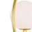 CWI Lighting Celeste 1 Light Table Lamp, Medallion Gold/Frosted