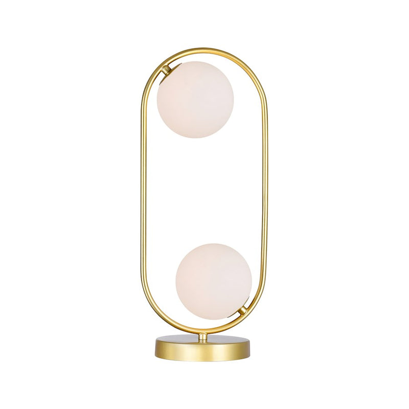 CWI Lighting Celeste 2 Light Table Lamp, Medallion Gold/Frosted