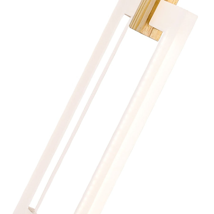 CWI Lighting Anello 24" Multi Point Pendant, White Oak