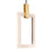 CWI Lighting Anello 24" Multi Point Pendant, White Oak