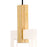 CWI Lighting Anello 26" Chandelier, White Oak