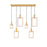 CWI Lighting Anello 48" Chandelier, White Oak - 1214P48-6-236-A-RC