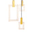 CWI Lighting Anello 48" Chandelier, White Oak