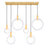 CWI Lighting Anello 52" Chandelier, White Oak