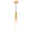CWI Lighting Anello Down Mini Pendant, White Oak