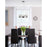 CWI Lighting Agassiz 18" Up Chandelier, Polished Nickel