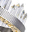 CWI Lighting Agassiz 18" Up Chandelier, Polished Nickel