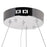CWI Lighting Agassiz 18" Up Chandelier, Polished Nickel