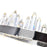 CWI Lighting Agassiz 24" Up Chandelier, Polished Nickel