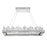 CWI Lighting Agassiz Chandelier, Polished Nickel