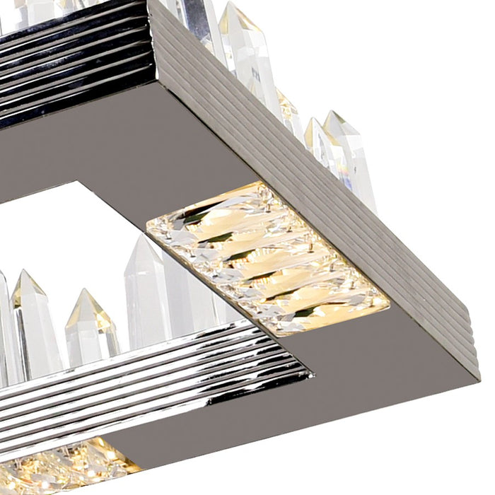 CWI Lighting Agassiz Chandelier, Polished Nickel