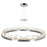CWI Lighting Agassiz 40" Up Chandelier, Polished Nickel