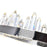 CWI Lighting Agassiz 40" Up Chandelier, Polished Nickel