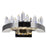 CWI Lighting Agassiz 12" Wall Sconce, Polished Nickel