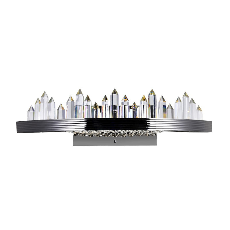 CWI Lighting Agassiz 24" Wall Sconce, Polished Nickel