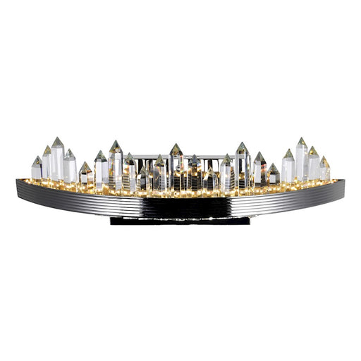 CWI Lighting Agassiz 24" Wall Sconce, Polished Nickel