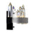 CWI Lighting Agassiz 24" Wall Sconce, Polished Nickel