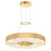 CWI Lighting Bjoux 16" Down Chandelier, Sun Gold - 1219P16-1-625