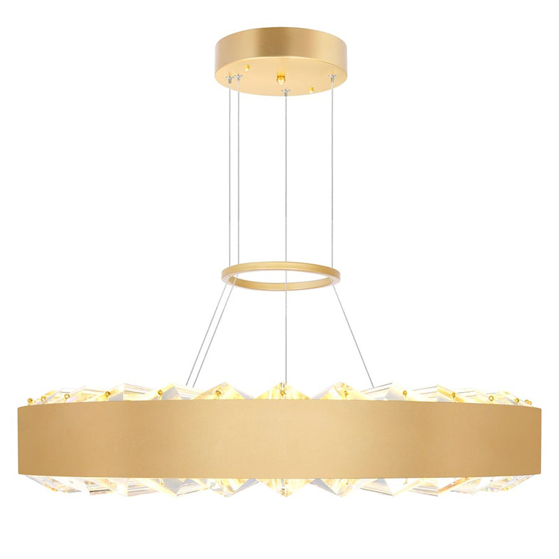 CWI Lighting Bjoux 16" Down Chandelier, Sun Gold