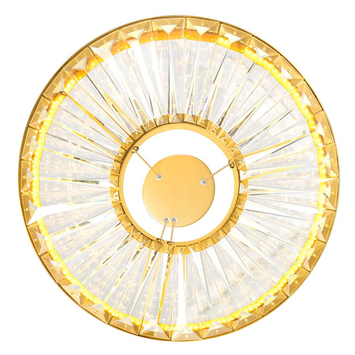 CWI Lighting Bjoux 16" Down Chandelier, Sun Gold