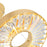 CWI Lighting Bjoux 16" Down Chandelier, Sun Gold