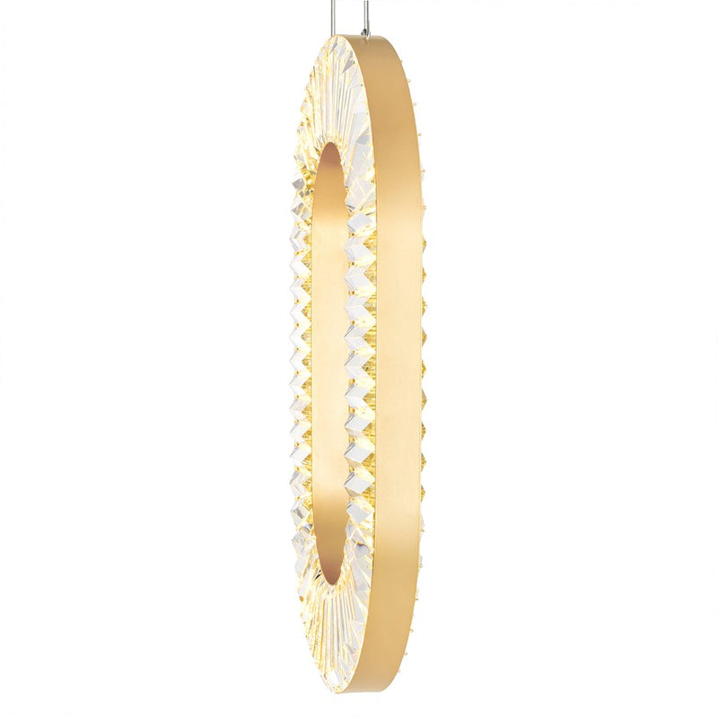 CWI Lighting Bjoux 19" Down Chandelier, Sun Gold