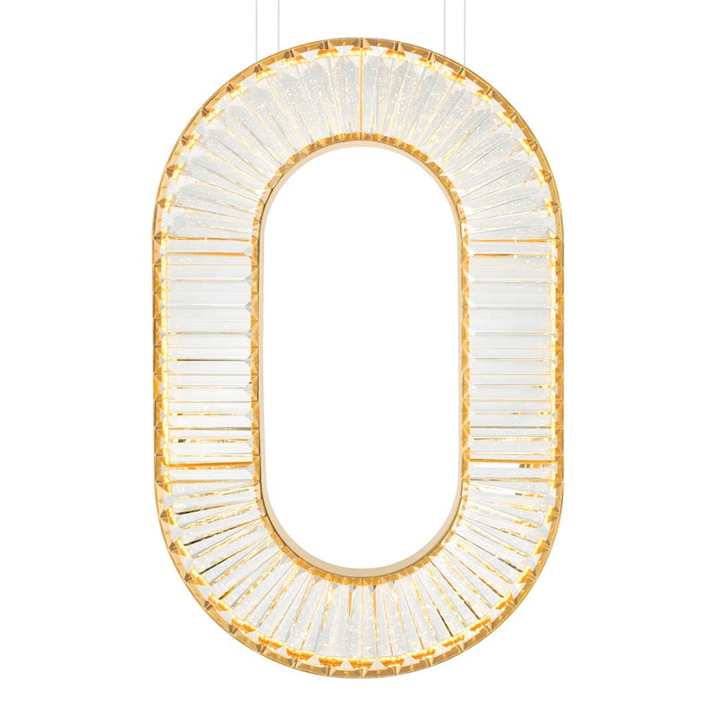 CWI Lighting Bjoux 19" Down Chandelier, Sun Gold