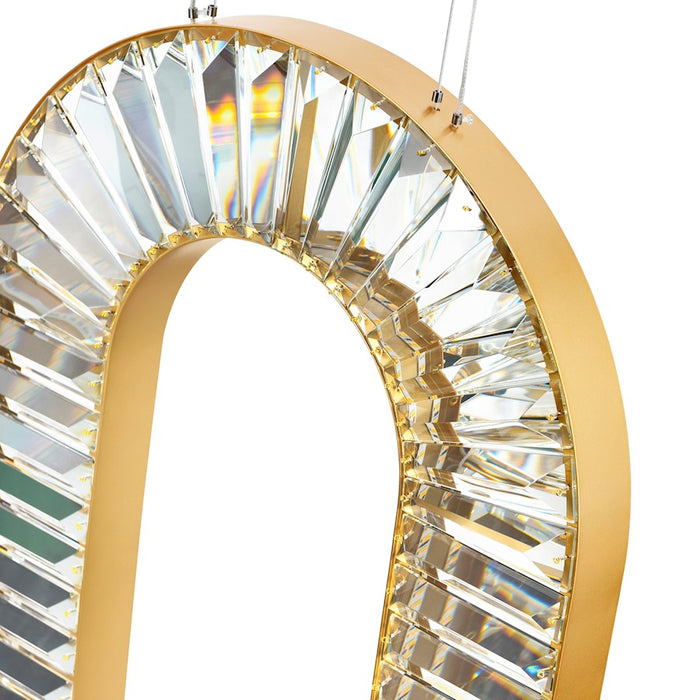 CWI Lighting Bjoux 19" Down Chandelier, Sun Gold