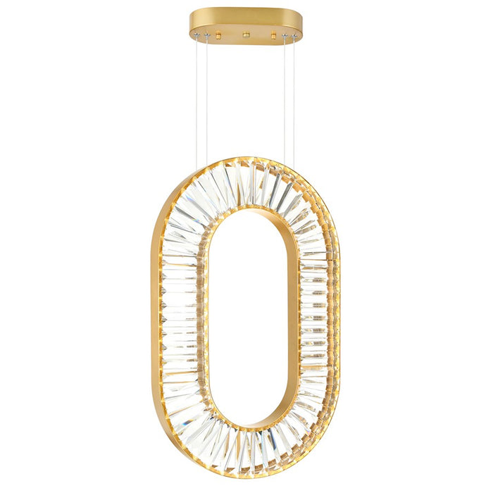 CWI Lighting Bjoux 19" Down Chandelier, Sun Gold