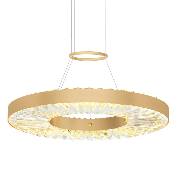 CWI Lighting Bjoux 24" Down Chandelier, Sun Gold