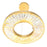 CWI Lighting Bjoux 24" Down Chandelier, Sun Gold