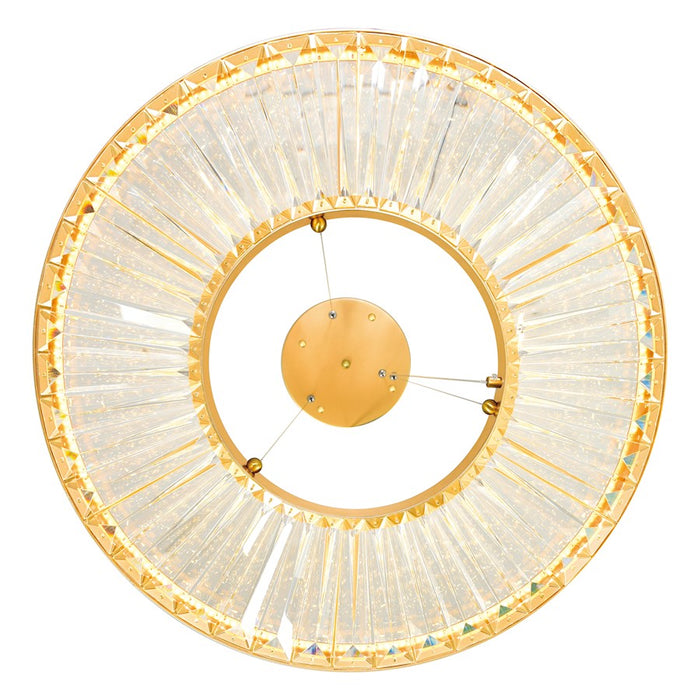 CWI Lighting Bjoux 24" Down Chandelier, Sun Gold
