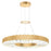 CWI Lighting Bjoux 24" Down Chandelier, Sun Gold