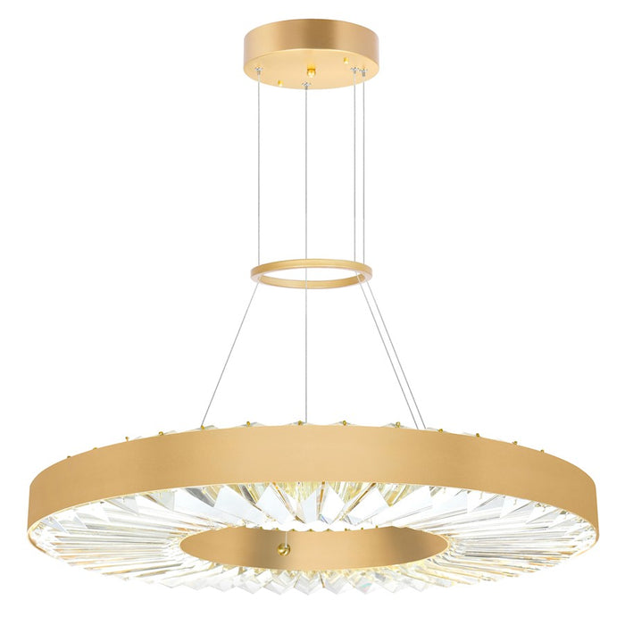 CWI Lighting Bjoux 24" Down Chandelier, Sun Gold