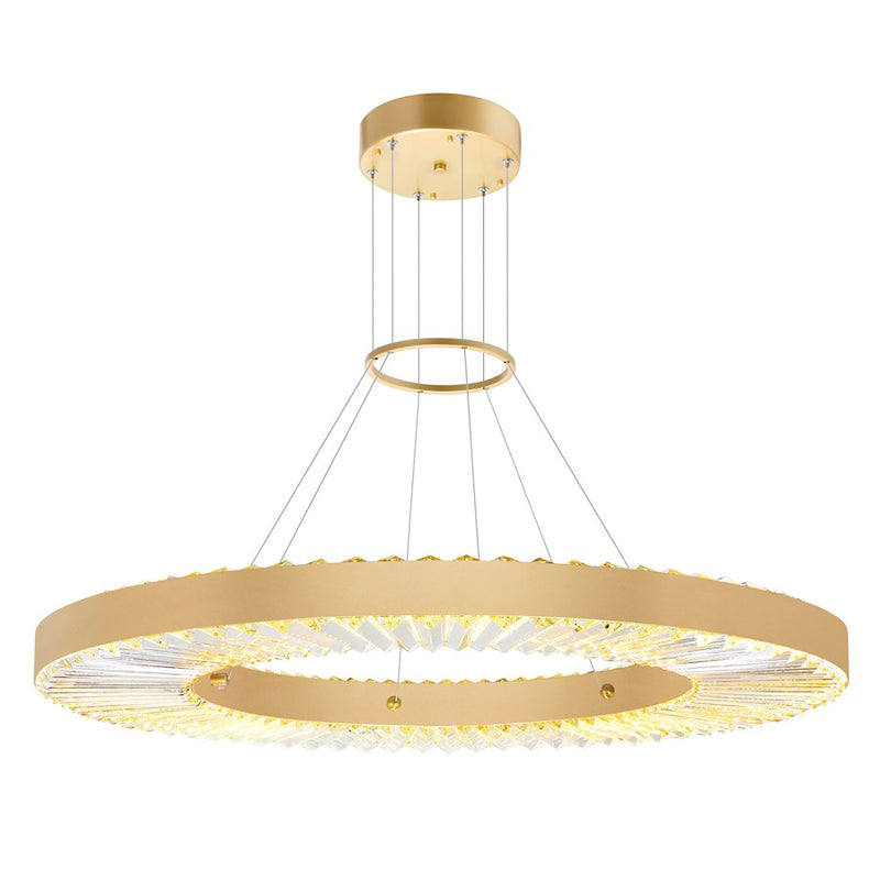 CWI Lighting Bjoux 32" Down Chandelier, Sun Gold
