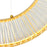 CWI Lighting Bjoux 32" Down Chandelier, Sun Gold