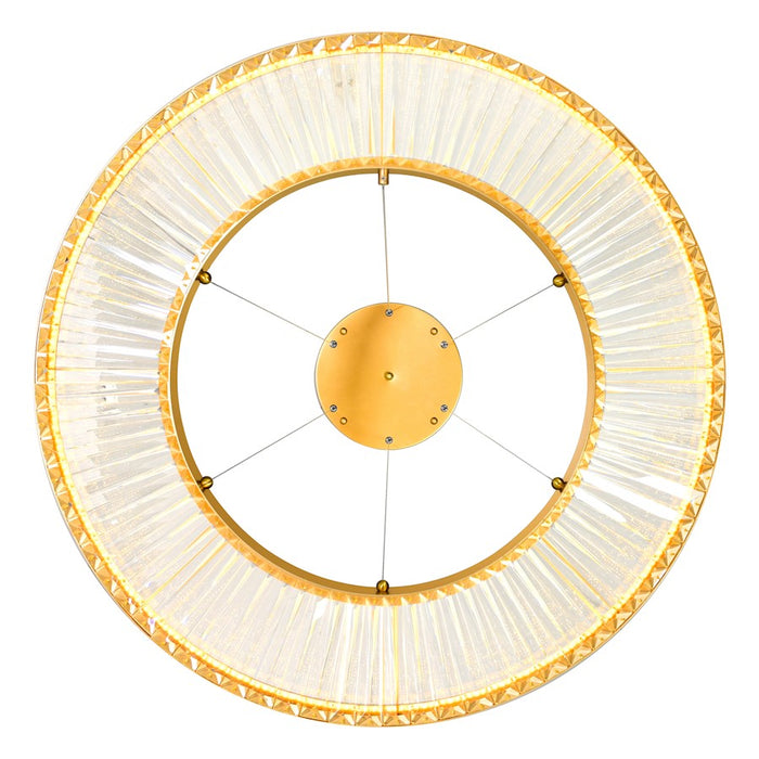CWI Lighting Bjoux 32" Down Chandelier, Sun Gold