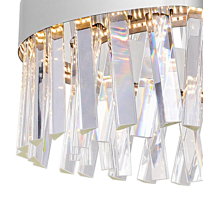 CWI Lighting Glace 24" Chandelier, Chrome