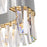 CWI Lighting Glace Chandelier, Chrome
