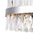 CWI Lighting Glace 40" Chandelier, Chrome
