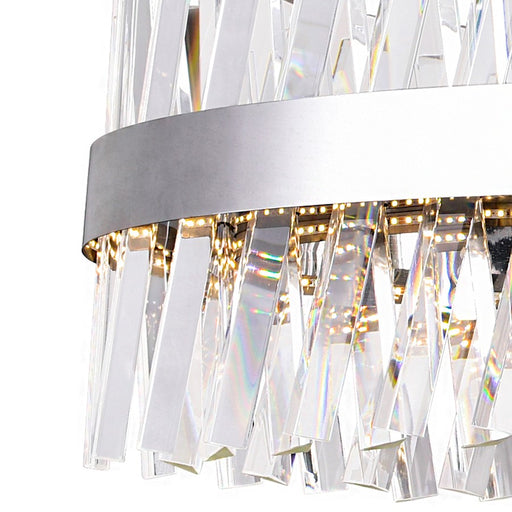 CWI Lighting Glace 40" Chandelier, Chrome